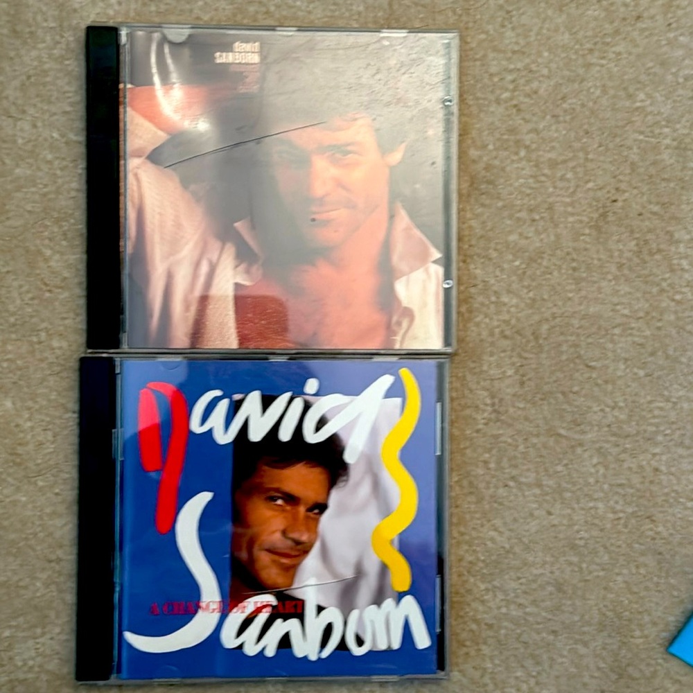 David Sanborn set of 2 collector CDs